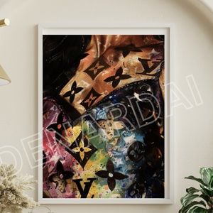 Louis Vuitton Tattoo WOMAN FASHION WALL ART 11X17 PRINT TRENDY ART BY DENARDAI